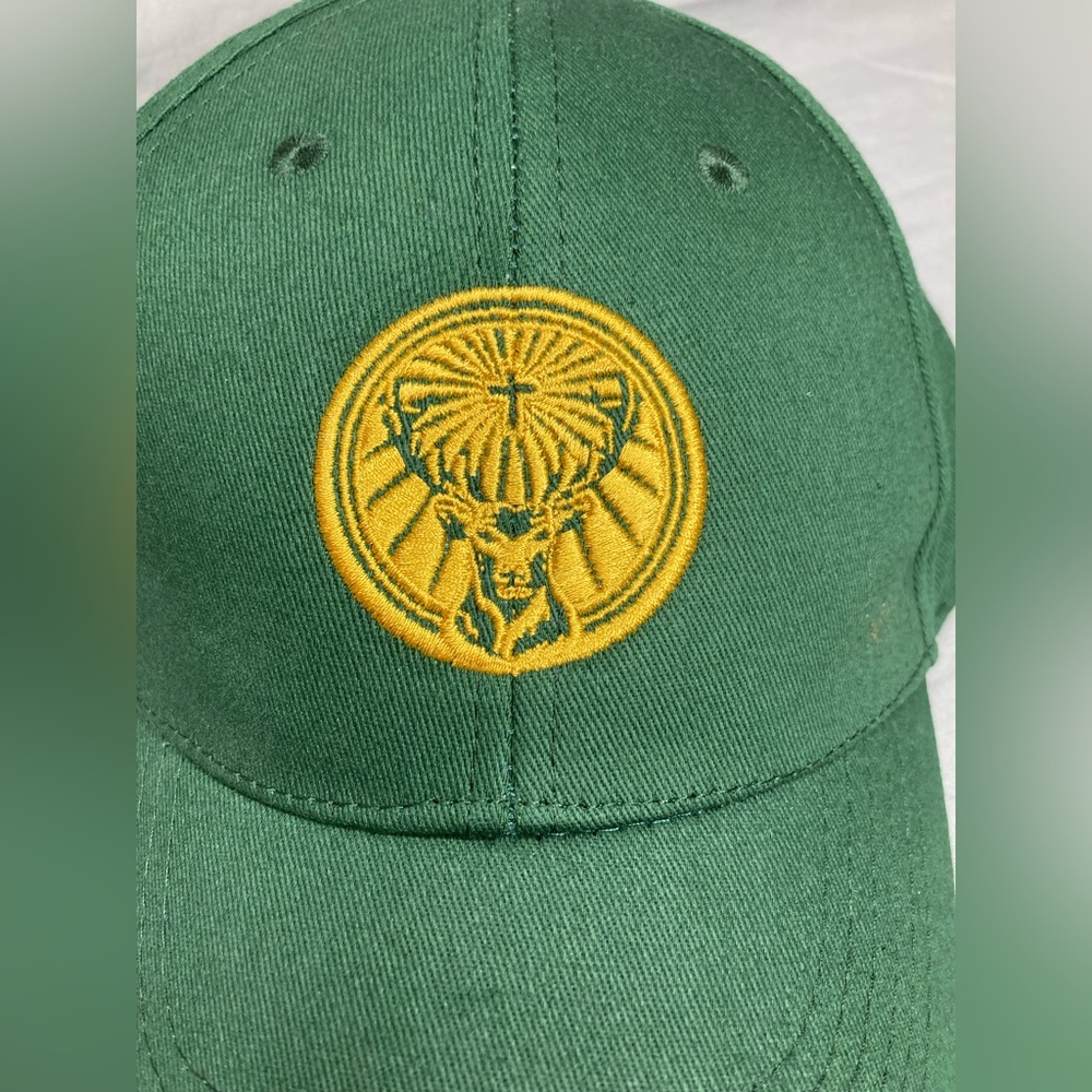Jagermeister Logo Liqueur Adjustable Dad Hat Ball Cap Green Embroidered